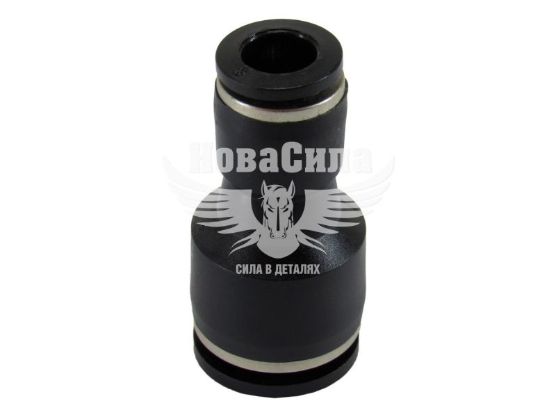 З'єднувач аварійний трубки ПВХ редукція пластик 8х12мм. (Rider) (RD 01.03.166)