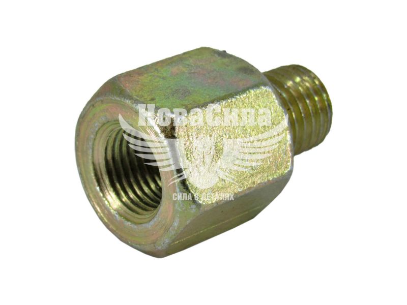 Переходник тормозных трубок внеш. диам. M10x1.25 внутр. диам. M10x1 (Украина) (Р016)