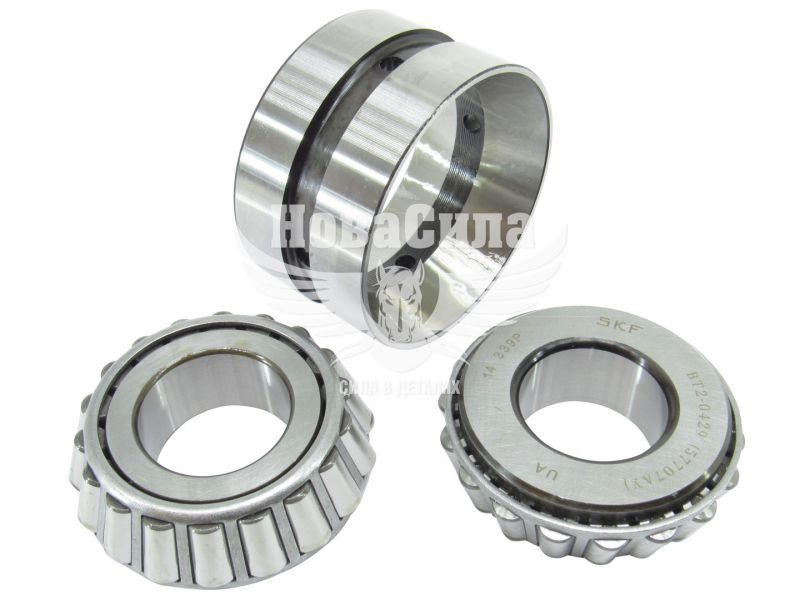 Підшипник опорний роликовий конічний 6-57707АУ (SKF) (80х35х57) ведуч. шест. перед., зад. моста УАЗ (6-57707АУ)