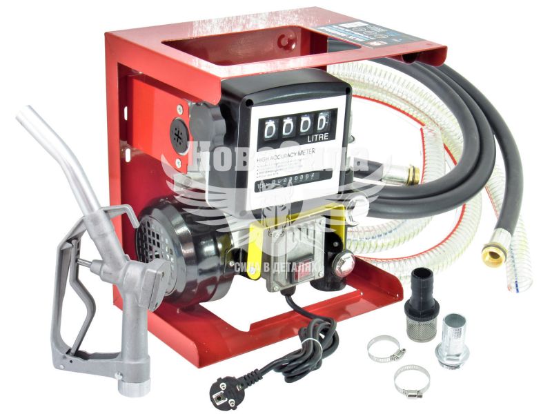 Насос перекачки палива 220V помповий (ДК) (лічильник+пістолет) (DK8020-220V)