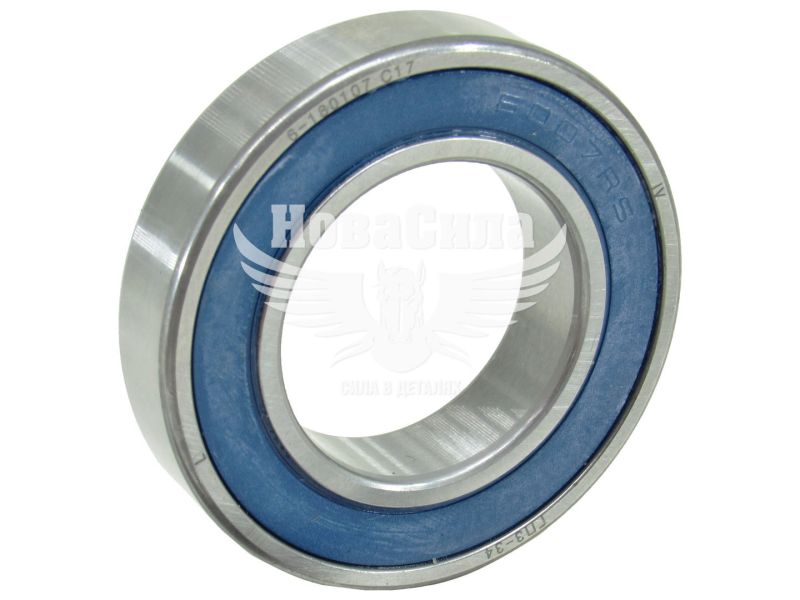 Підшипник шариковий 180107 6007-2RS (СНД) (62х35х14) (180107 "6007-2RS")