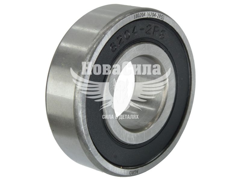 Підшипник шариковий 180204 6204-2RS (Agro) (20х47х14мм.) (180204 "6204-2RS")