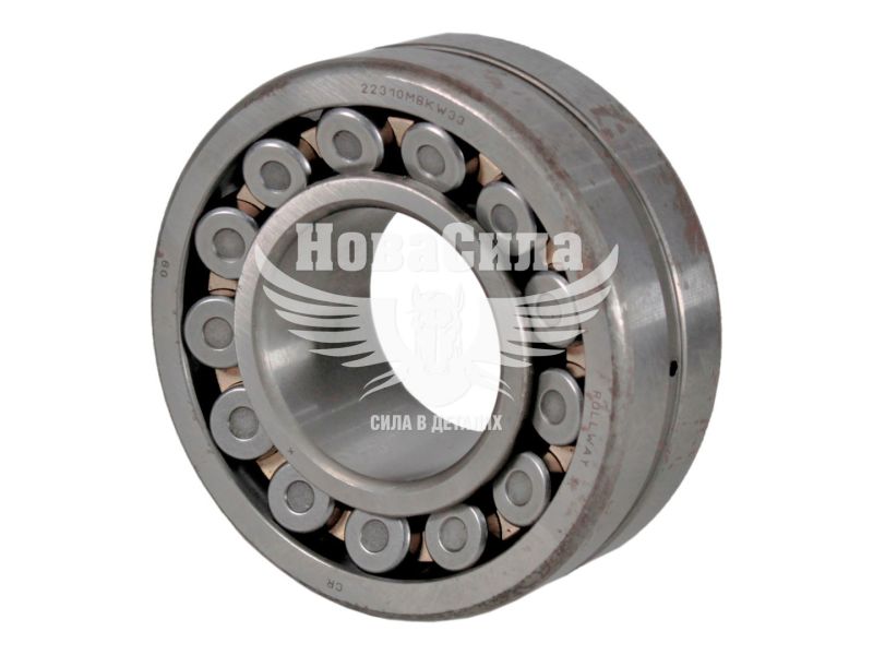 Підшипник роликовий сферичний 22310 MBKW 33 (Rollway) (110х50х40) зад. опора пром. вала КПП КамАЗ, ЗИЛ, УРАЛ (22310)