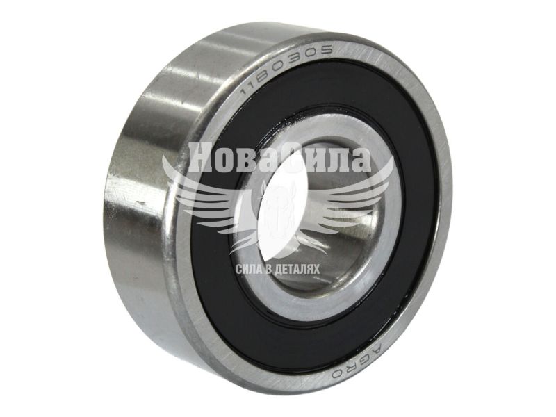 Підшипник шариковий 1180305 61305-2RS (Agro) (62х25х21) двиг. КамАЗ, рул. упр. ГАЗ (1180305 61305-2RS)