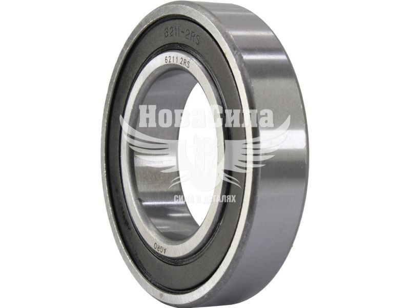 Підшипник шариковий 180211 6211 2RS (Agro) (100х55х21) (180211 "6211-2RS")