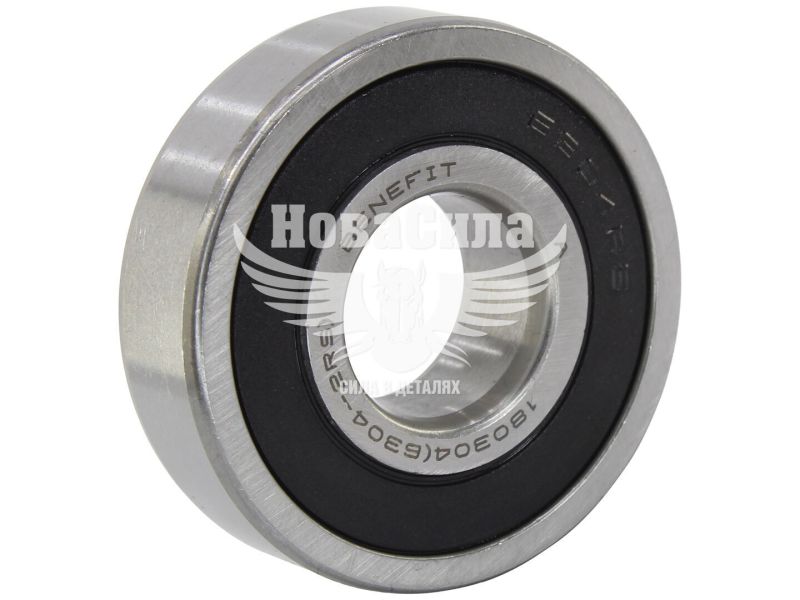 Підшипник шариковий 180304 6304-2RS (Benefit) (52х20х15) (180304 "6304-2RS")