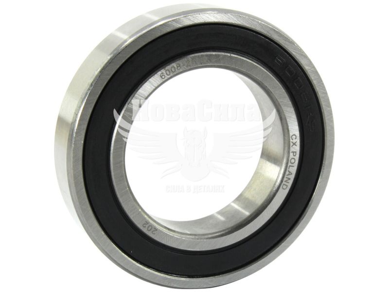 Підшипник шариковий 180108 6008-2RS (CX) (68х40х15) (180108 6008-2RS)
