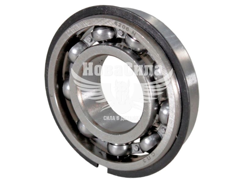Підшипник шариковий 50206 6206N (СПЗ) (62х30х16) сист. охлод. МТЗ, ЛиАЗ (50206)