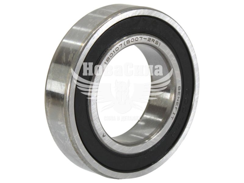 Підшипник шариковий 180107 6007-2RS (Benefit) (62х35х14) (180107 "6007-2RS")