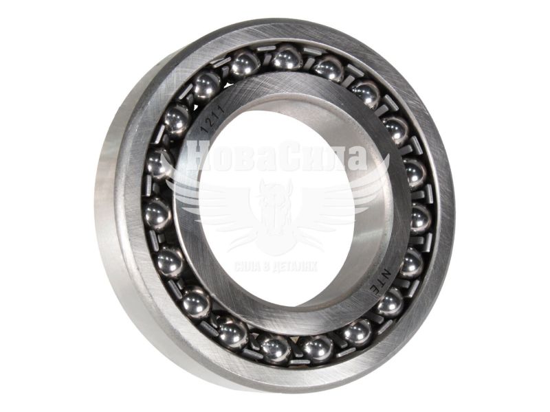 Підшипник шариковий 1211 (NTE) (100х55х21) (двохрядний) (1211)