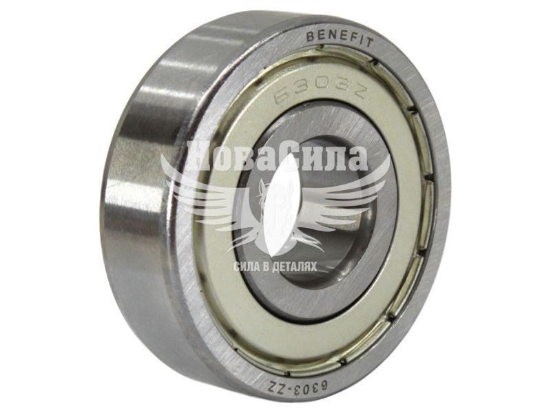 Підшипник шариковий 80303 6303-ZZ (Benefit) (47x17x14) (80303 "6303 ZZ")