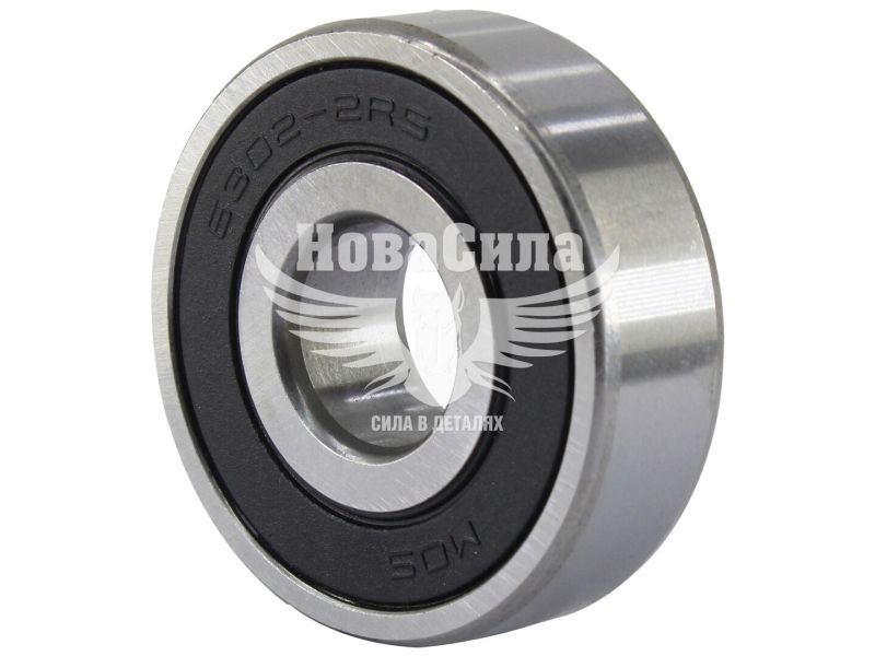 Підшипник шариковий 180302 6302-2RS (Mos) (42х15х13) (6302 2RS)