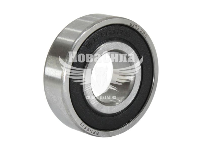 Подшипник шариковый 180203 6203-2RS (Benefit) (40х17х12) электродви. привода вентилятора ВАЗ (180203 "6203-2RS")
