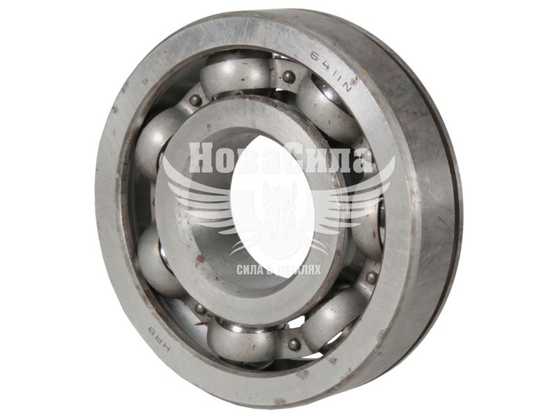 Підшипник шариковий 50411 6411N (HRB) (140х55х43) зад. вторин. вала МАЗ, розд. короб. КрАЗ (50411 "6411N")