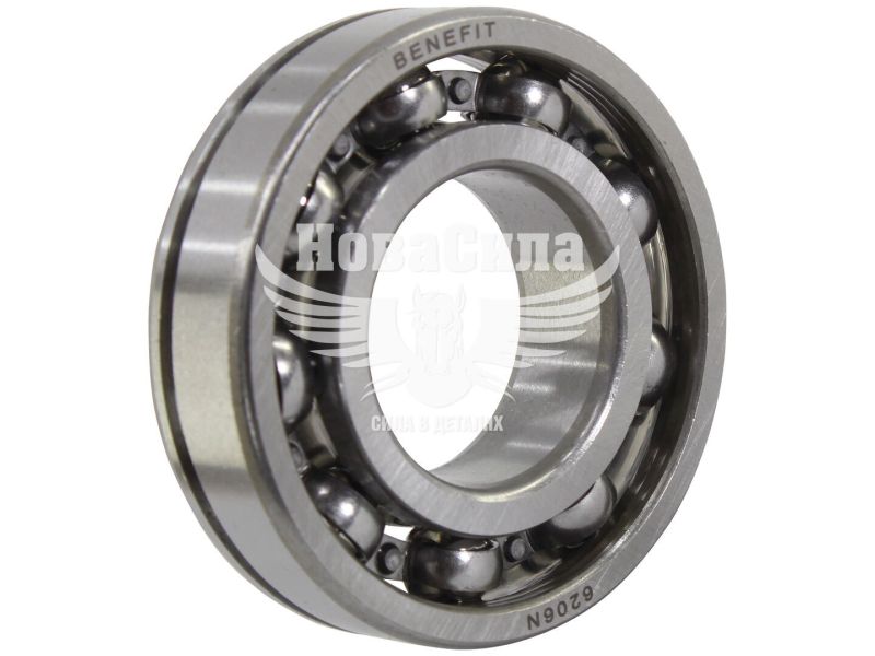 Підшипник шариковий 50206 6206N (Benefit) (62х30х16) сист. охлод. МТЗ, ЛиАЗ (50206 "6206N")