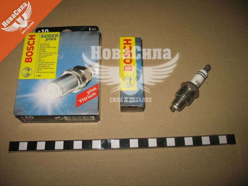 Свіча запалювання коротка (Bosch) +10 1 кон. ключ 21 (24, 2410-Газ 402дв.) (0242235911)