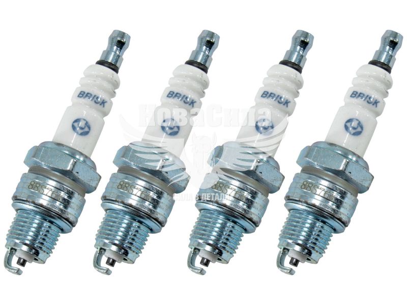 Свіча запалювання коротка (Brisk) (Super) N17C 1 кон. ключ 21 (24, 2410-Газ 402дв.) (N17C)