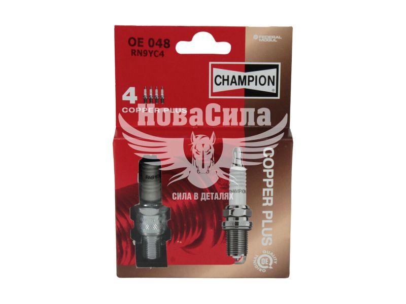 Свіча запалювання довга (Champion) 1 кон. ключ 21 (OE048/R04)