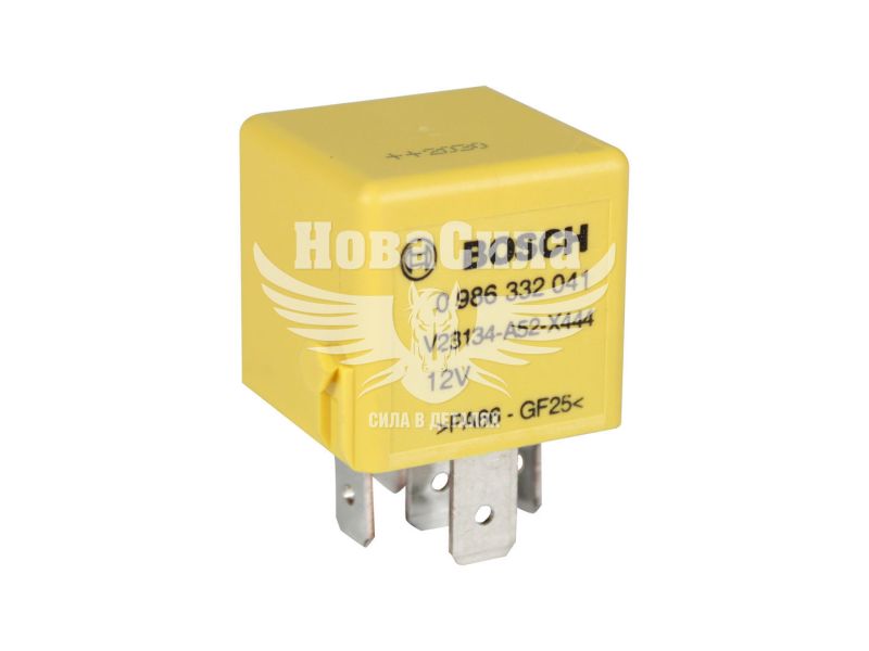 Реле унів. 40А (Bosch) 12V (0986332041)