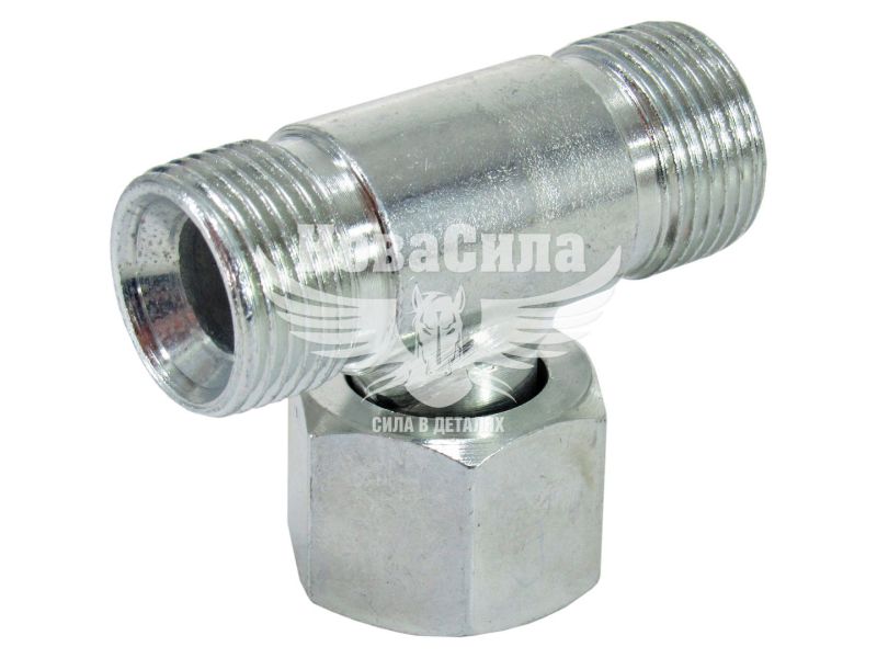 Штуцер трійник S24 с гайкой М20х1,5-М20х1,5-М20х1,5 (ДК) (DK-8212)