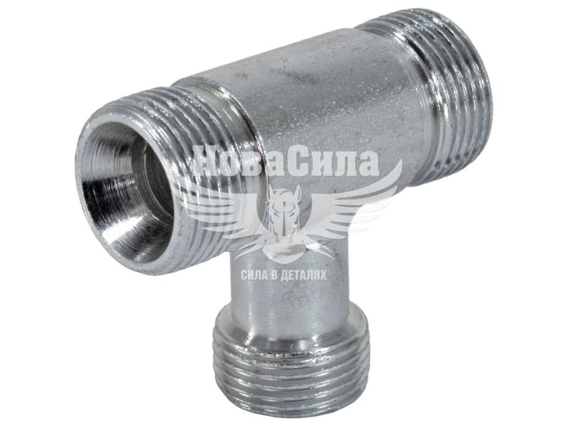 Штуцер трійник S27-S24 М22х1,5-М20х1,5-М22х1,5 (ДК) (DK-8221)