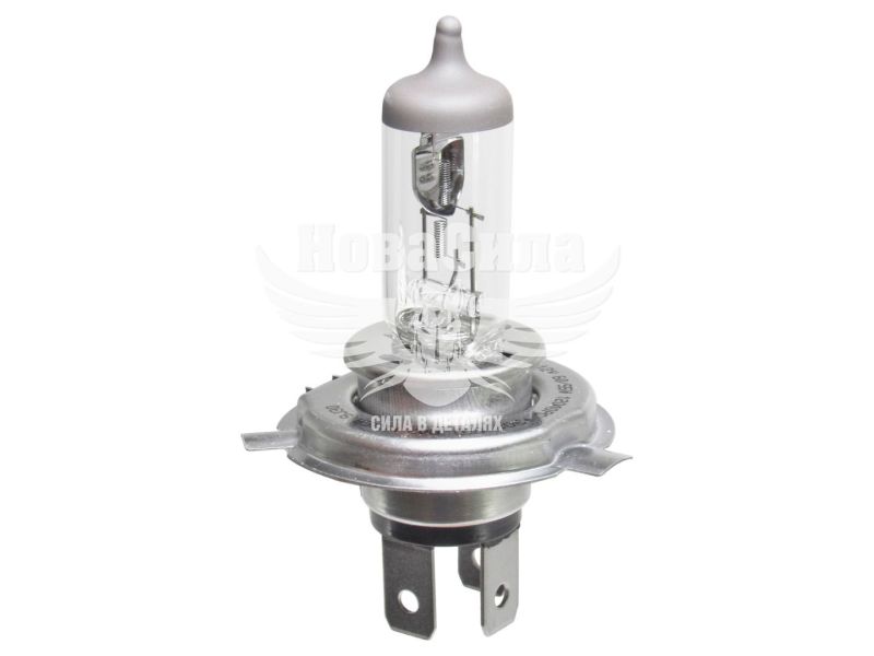 Лампочка галогенна H4 P43t 12V-60/55Вт (Brevia) +30 (Power) (12040PC)