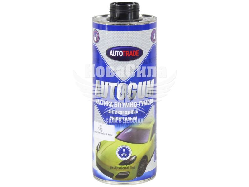 Антикорозійна гумово-бітумна мастика (Autotrade) AUTOGUM 1,3кг. (під пістолет)