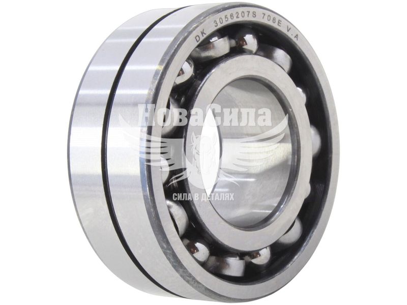 Підшипник шариковий сферичний 3056207 3207-2RS (ДК) (72х35х27) вала відомого КПП УАЗ (3056207 "3207-2RS")