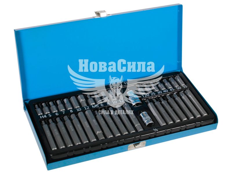 Набір біт 40 од. (Molder Tools) зірок і шестигранників (MT68040)