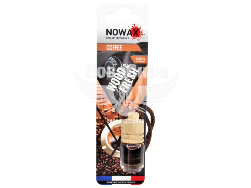 Ароматизатор (Nowax) Wood Fresh Coffee (рідкий в банці) (NX07704)