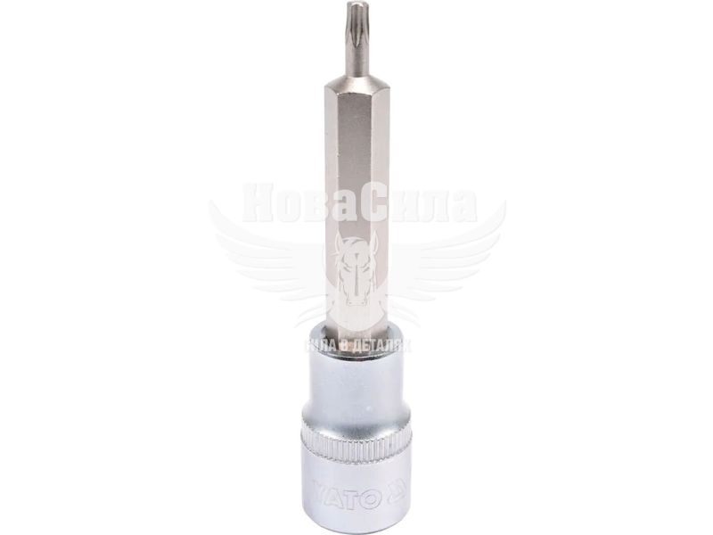 Головка торцева з бітою TORX 1/2 T20 (Yato) (100мм.) (YT-04320)