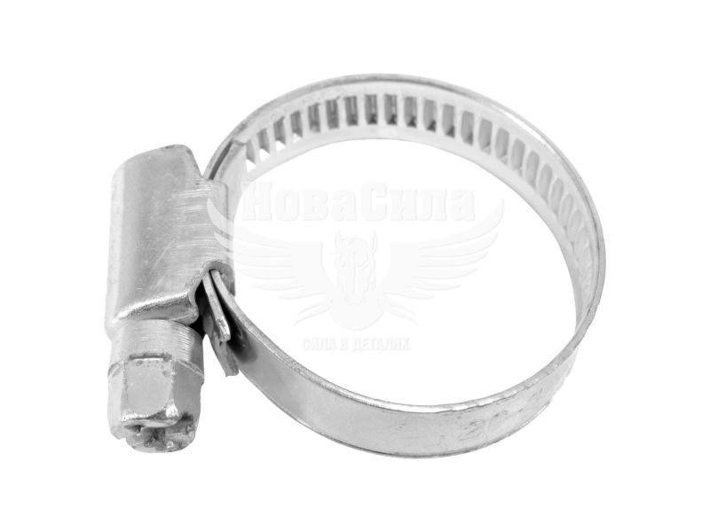 Хомут патрубка 16х27 нерж. (CarLife) (уп. 100шт.) (HC016027)