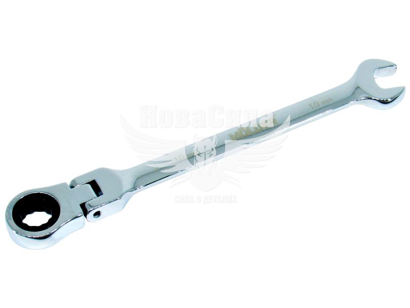 Ключ комбінований 10мм. з тріщоткою і карданом (Molder Tools) (MT57010)