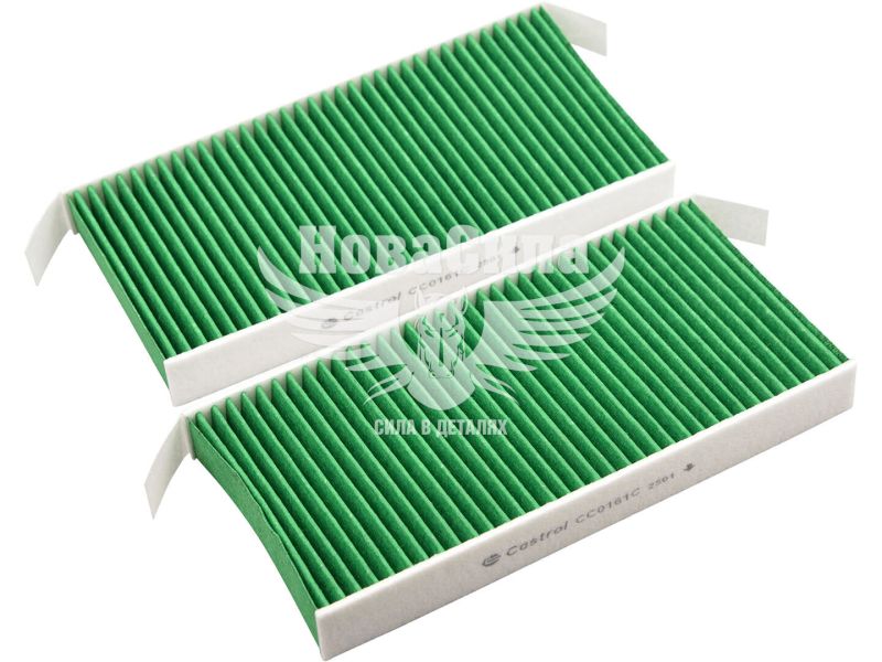 Фільтр салону (Castrol) Renault Laguna з07р.в. 1.5, 1.6, 2.0 (вугільний) (CC0161C)