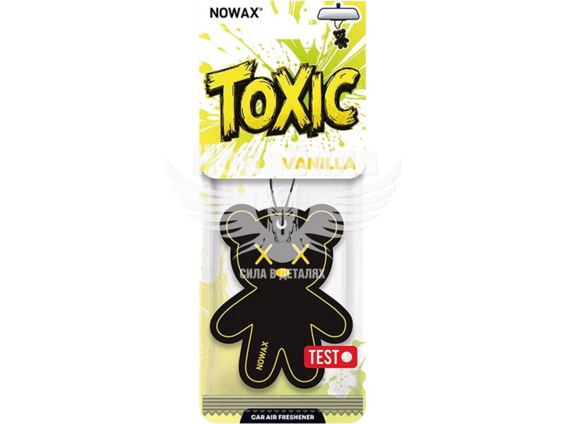 Ароматизатор (Nowax) Toxic Vanilla (полімерний на дефлектор) (NX93027)