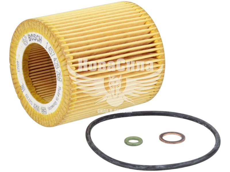 Фільтр масляний (Bosch) BMW 5 (E60) з05-10р.в. 2.5i-3.0i (1457429269)