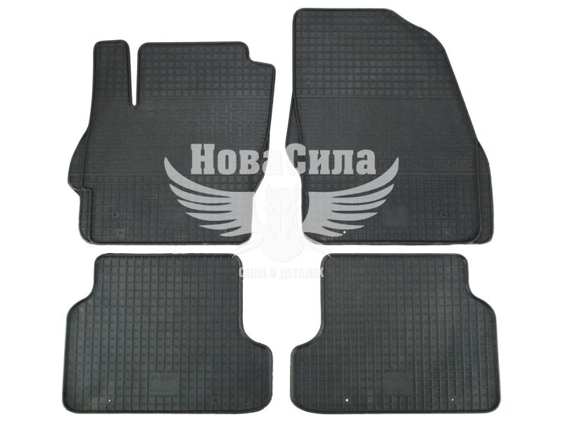 Автокилимки в салон F. Focus II з04-10р.в. (Polytep) (гумові) кт.-4шт.