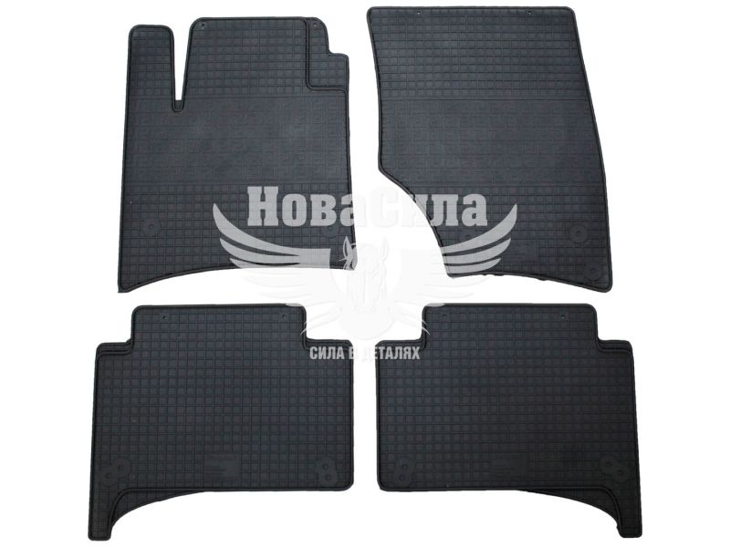 Автокилимки в салон VW Touareg з02-10p.в. (Polytep) (гумові) кт.-4шт.