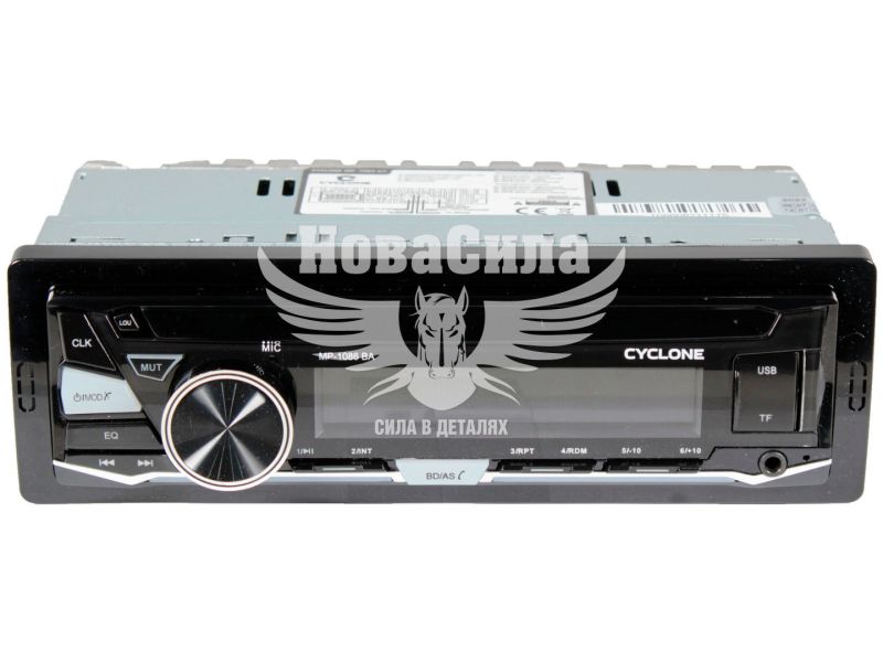 Автомагнітола 1-DIN (Cyclone) USB+Bluetooht+microSD+AUX MP-1086 (MP-1086)