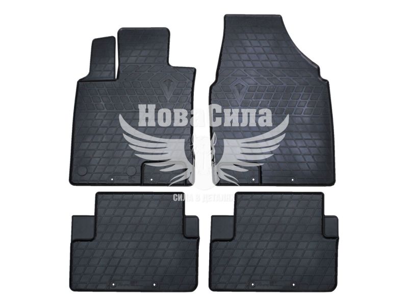 Автокилимки в салон Nissan Qashqai з07-14р.в. (Stingray) (гумові) кт.-4шт. (1014294)