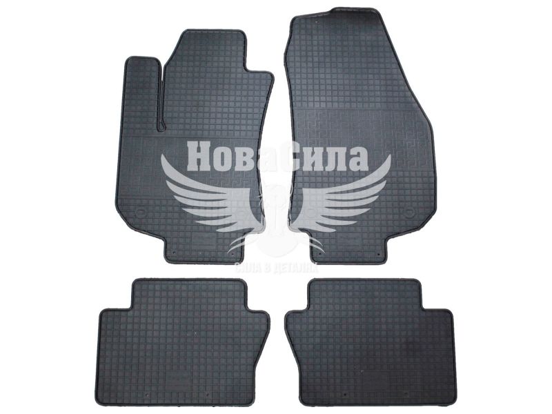 Автокилимки в салон Opel Zafira A з99-05р.в. (Polytep) (гумові) кт.-4шт. (Opel Zafira B з05-11р.в.)