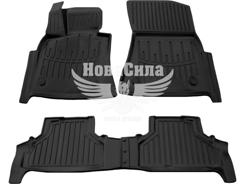 Автокилимки в салон BMW X6 (E71) з06-13р.в. (Stingray) 3D (гумові) кт.-4шт.