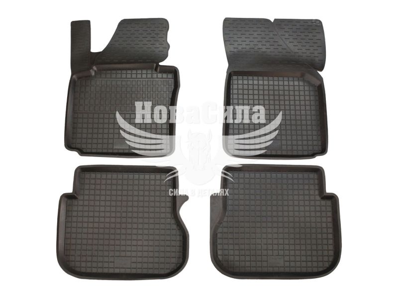 Автокилимки в салон VW Caddy з03-20р.в. (Polytep) (гумові) кт.-4шт. (високий борт)