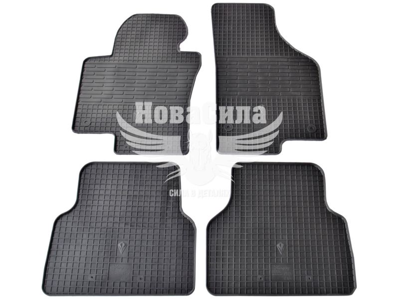 Автокилимки в салон VW Tiguan з07-15р.в. (Stingray) (гумові) кт.-4шт.