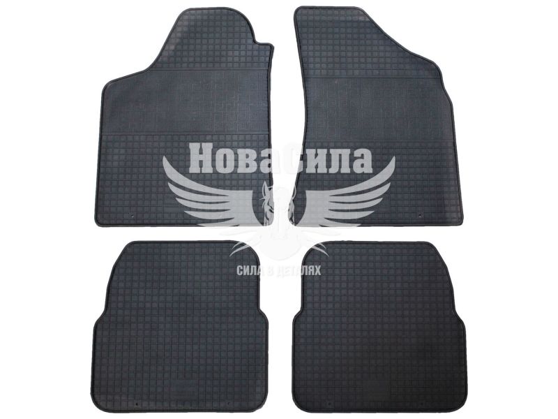 Автокилимки в салон VW Passat B3 з88-93р.в. (Polytep) (гумові) кт.-4шт. (VW Passat B4 з93-97р.в. 4шт.)