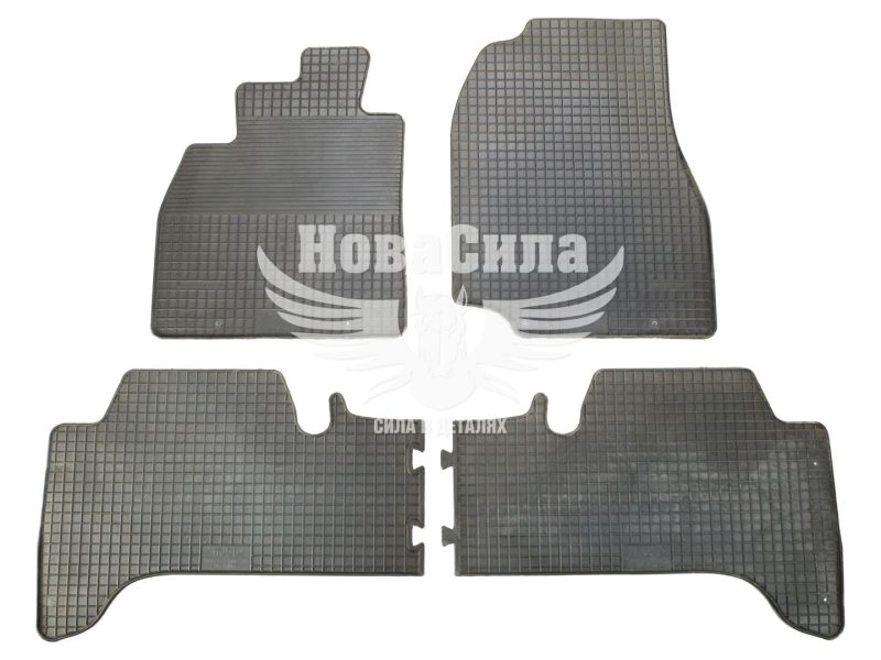 Автокилимки в салон Toyota Land Cruiser 100 з98-07р.в. (GZ) (гумові) кт.-4шт. ()