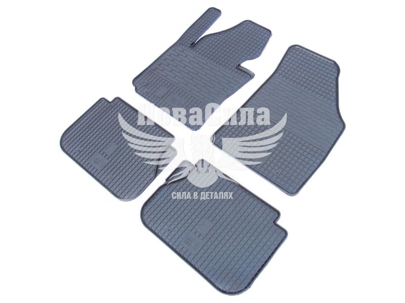 Автокилимки в салон VW Caddy з03-20р.в. (Budget) (гумові) кт.-4шт.