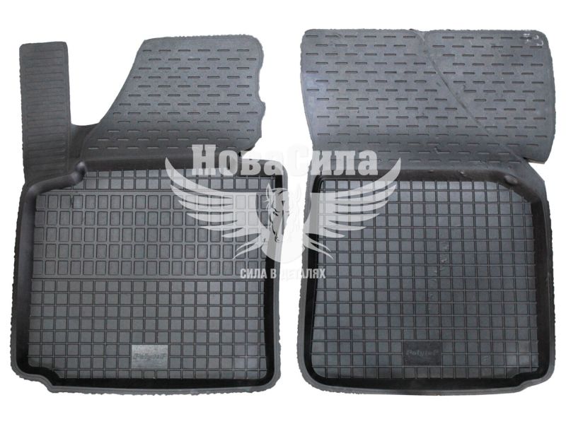 Автокилимки в салон Skoda Octavia А5 II з04-13р.в. (Polytep) (гумові) кт.-2шт. передні (VW Golf V, VI з03-12р.в.) (високий борт)
