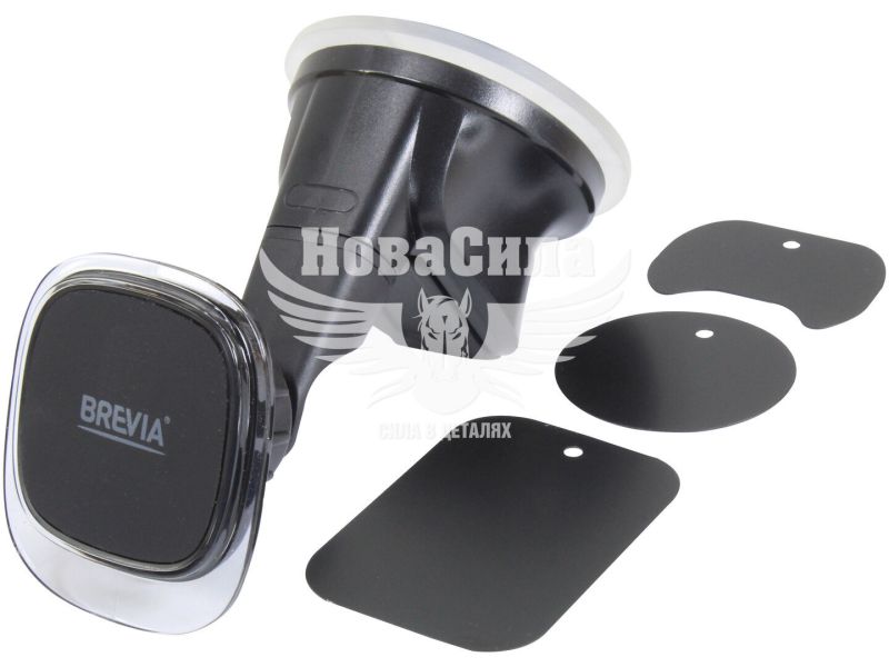 Автотримач для телефону (Brevia) DashFix CrystalMag універс. магнітний (48550)