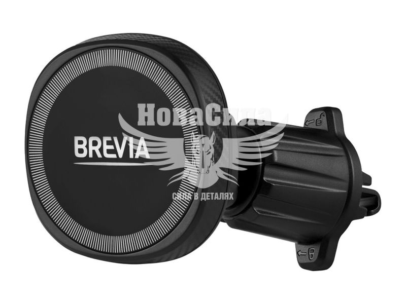Автотримач для телефону (Brevia) AirVent Ultra MagCharge з безпровідною зарядкою 15W (48000)